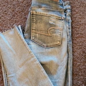 American eagle skinny jean, high rise